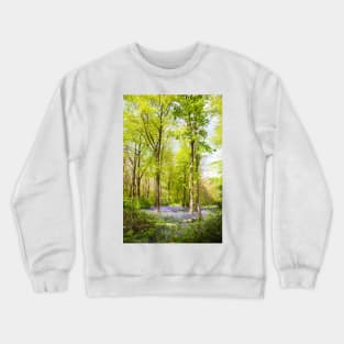 Bluebell Woods in Spring Crewneck Sweatshirt